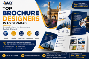 Top Brochure Designers in Hyderabad providing corporate brochure design, company profile design, product catalog design, and creative branding services