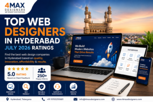 Top Web Designers in Hyderabad July 2026 Ratings by 4Max Designers