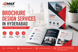 Professional Brochure Design Services In Hyderabad by 4 Max Designers for Corporate, Company Profile, Product Catalogue, and Business Brochure Design