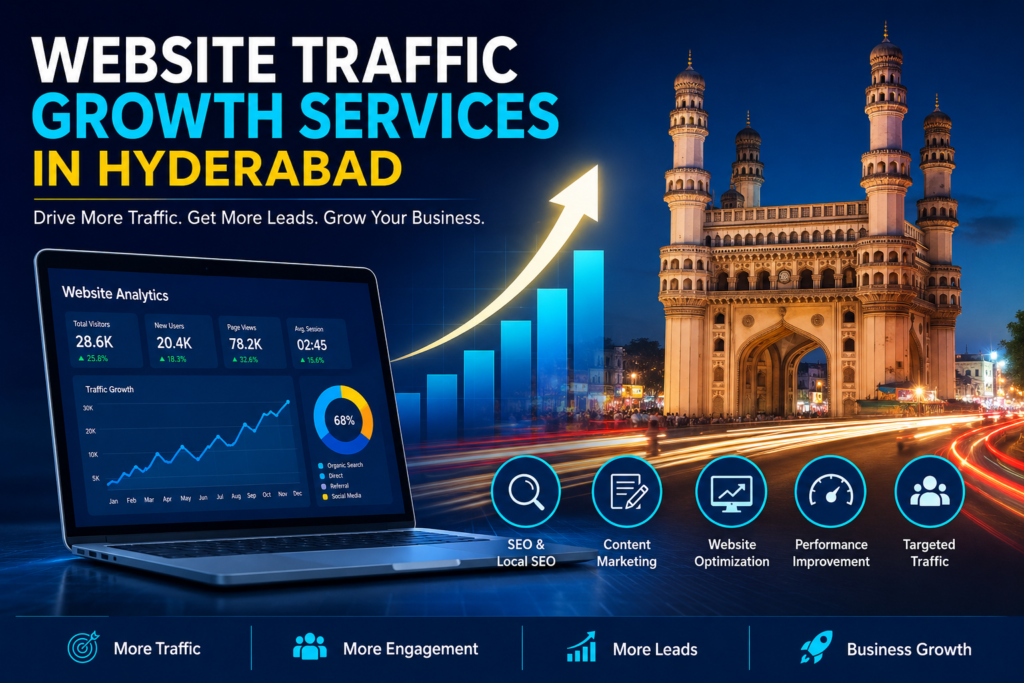 Website Traffic Growth Services in Hyderabad for Business Growth