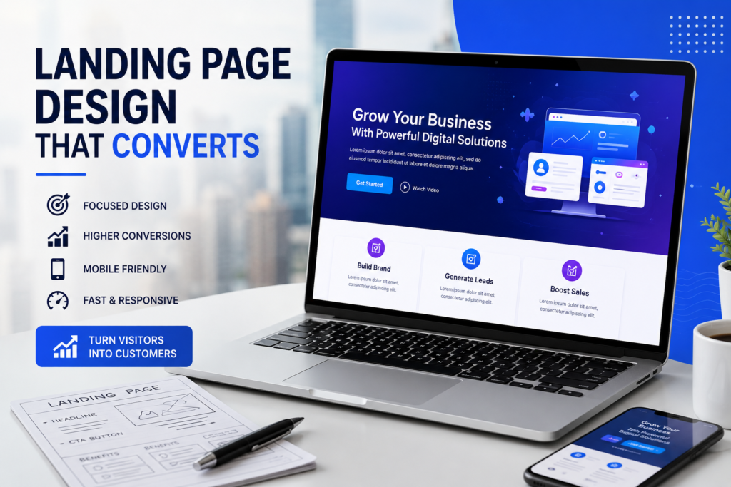 Landing Page Design Company in Hyderabad
