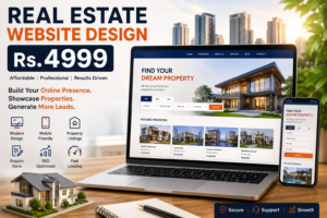 Real Estate Website Design Rs.4999 for property agents and real estate businesses in Hyderabad