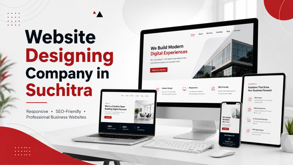 Website designing company in Suchitra providing professional responsive and SEO-friendly web design services
