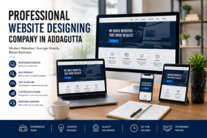 Website designing company in Addagutta providing responsive, modern and SEO-friendly website design services