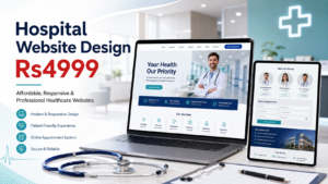 Hospital Website Design Rs4999 for professional responsive healthcare and clinic websites