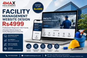 Facility Management Website Design Rs4999 for cleaning, maintenance, housekeeping, security and facility service companies