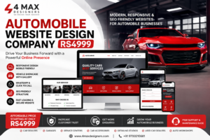 Automobile Website Design Company Rs4999 for car dealers, garages, service centers and automotive businesses