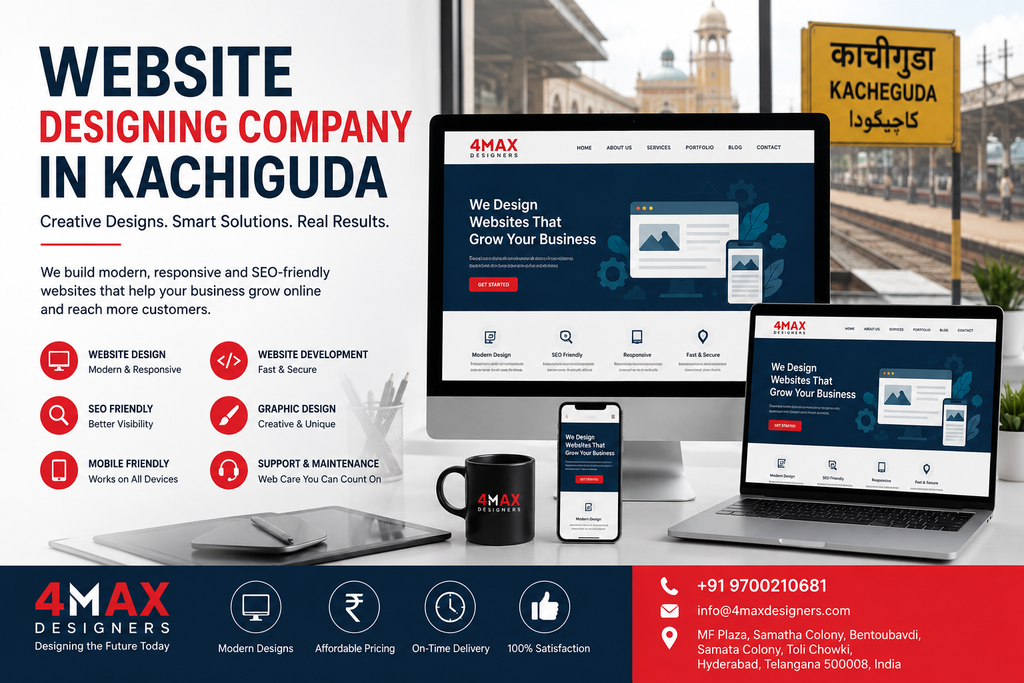 Website designing company in Kachiguda providing modern, responsive and SEO-friendly website design services
