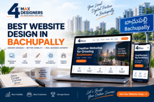 Best Website Design in Bachupally by 4 Max Designers