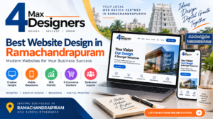 Best Website Design in Ramachandrapuram by 4 Max Designers