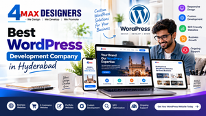 Best WordPress Development Company in Hyderabad by 4MAX Designers