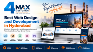 Best Web Design and Development in Hyderabad – 4MAX Designers
