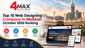 Top 10 web designing company in Makkah October 2026 ranking by 4Max Designers