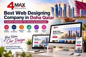 Best web designing company in Doha Qatar by 4Max Designers