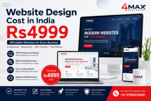 Website Design Cost in India Rs4999 affordable responsive website designing package for startups and small businesses