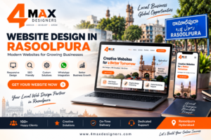 Website Design in Rasoolpura by 4Max Designers for professional responsive business websites