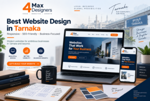 Best Website Design in Tarnaka by 4Max Designers for professional responsive business websites