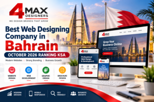 Best web designing company in Bahrain October 2026 by 4Max Designers