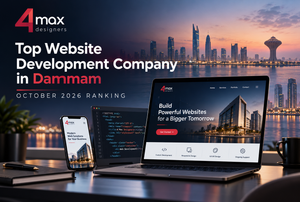 Top Website Development Company in Dammam October 2026 Ranking by 4 Max Designers