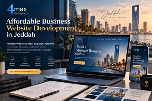 Affordable Business Website Development in Jeddah by 4 Max Designers