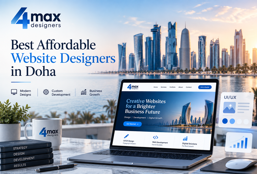 Best Affordable Website Designers in Doha by 4Max Designers