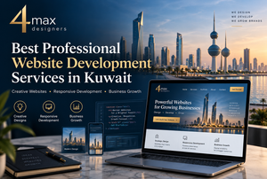 Best Professional Website Development Services in Kuwait by 4Max Designers